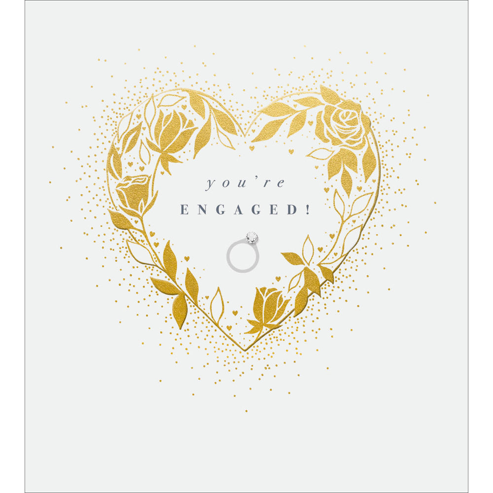 You&#39;re Engaged Embellished Card from Penny Black