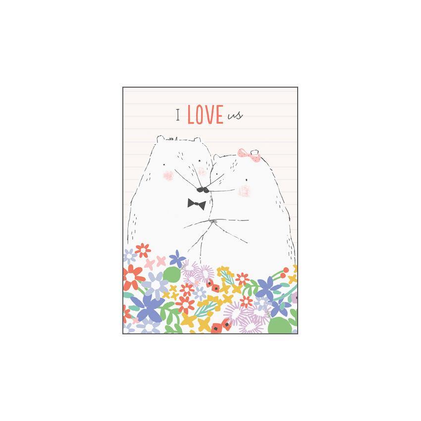 I Love Us Bears Valentine Card - Penny Black