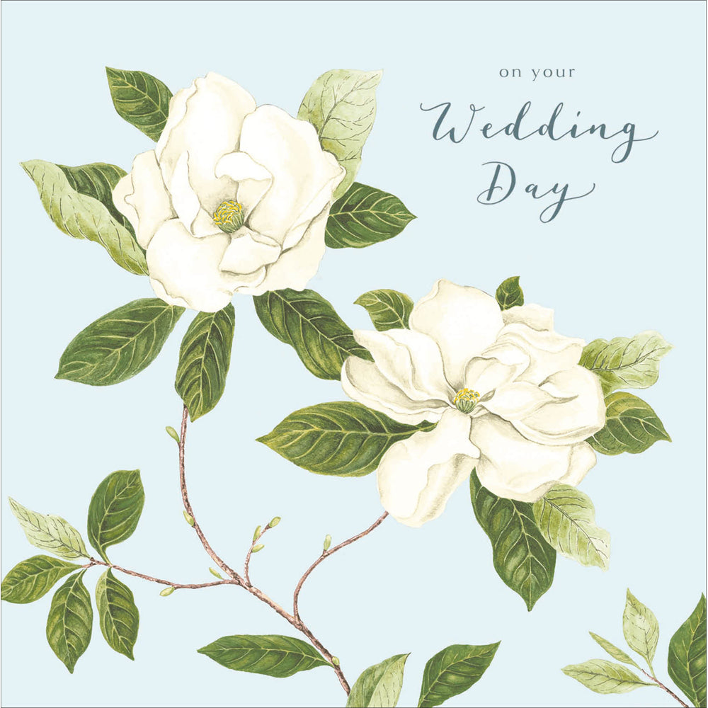 Sweetbay Magnolia Sanderson Wedding Card from Penny Black
