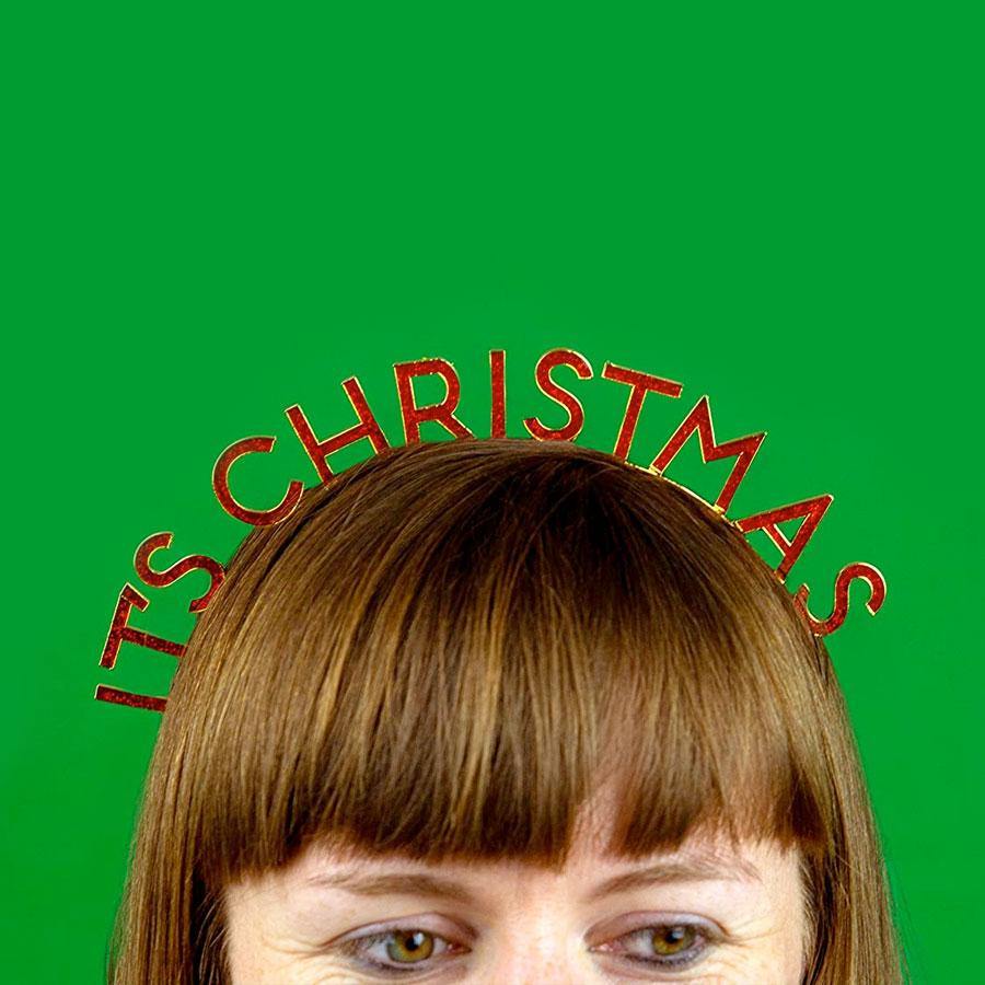 Christmas Metal Party Headband - Penny Black