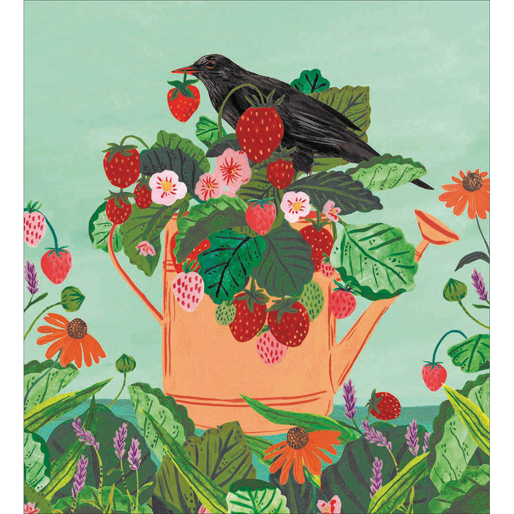 Garden Blackbird Art Card from Penny Black