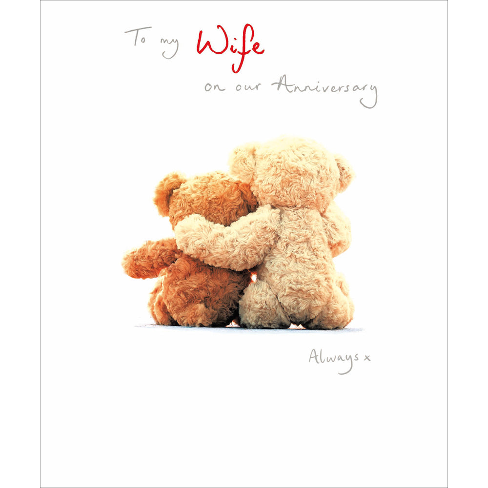 Teddies Wife Anniversary Card from Penny Black