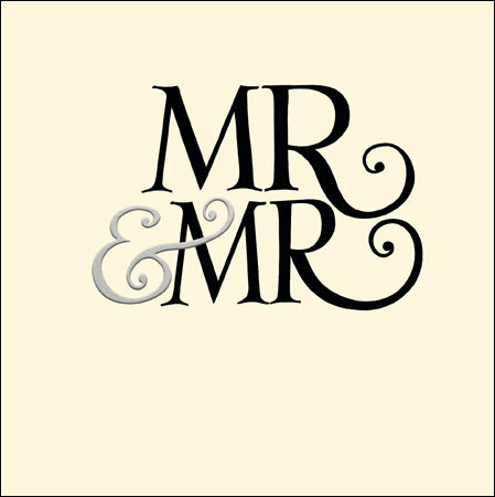 Mr & Mr Emma Bridgewater Wedding Card by penny black