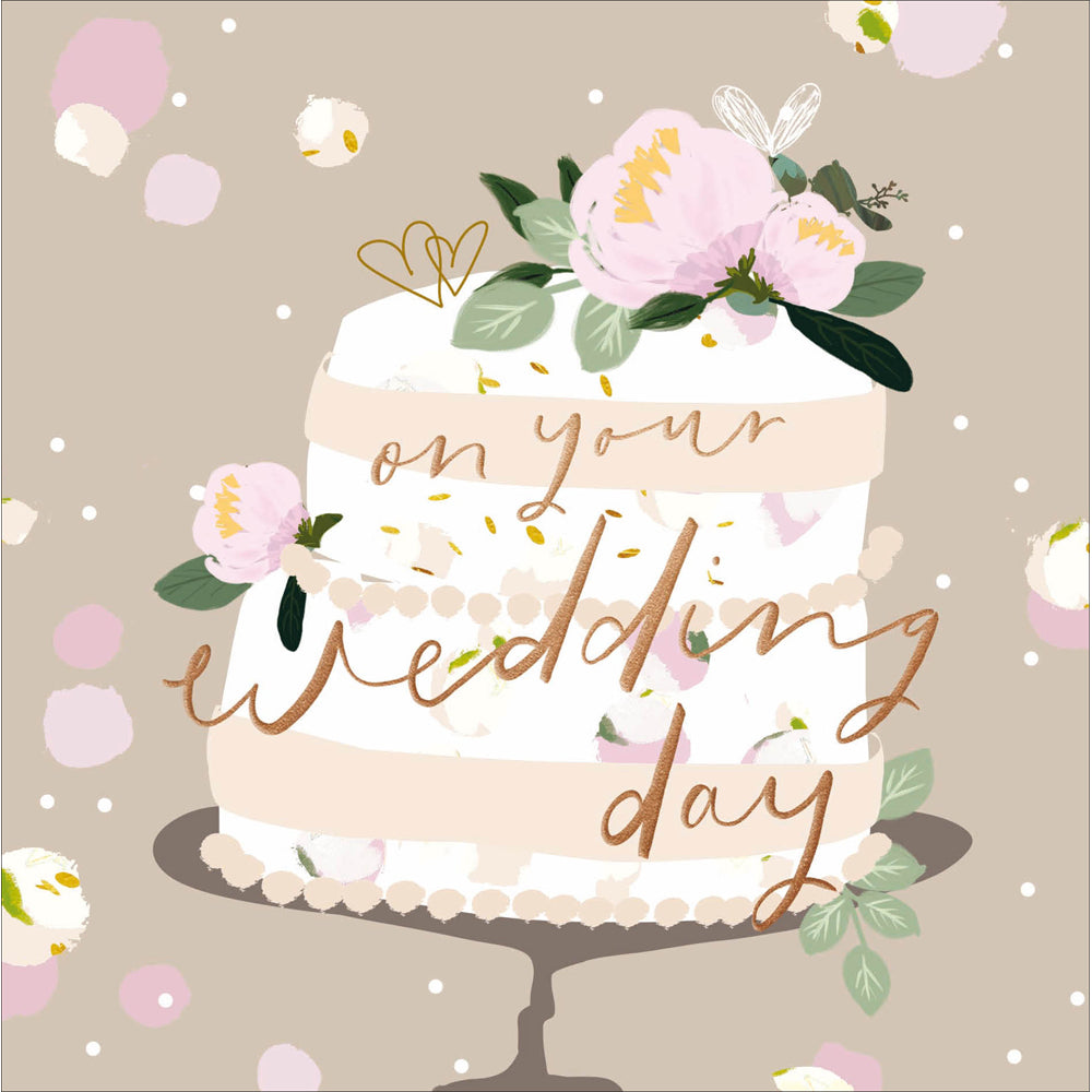 Colour Splash Cake Wedding Card from Penny Black