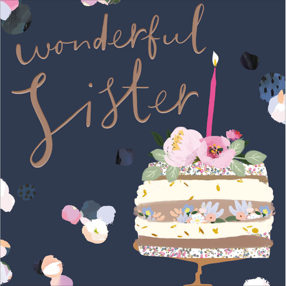 Colour Splash Sister Birthday Card from Penny Black
