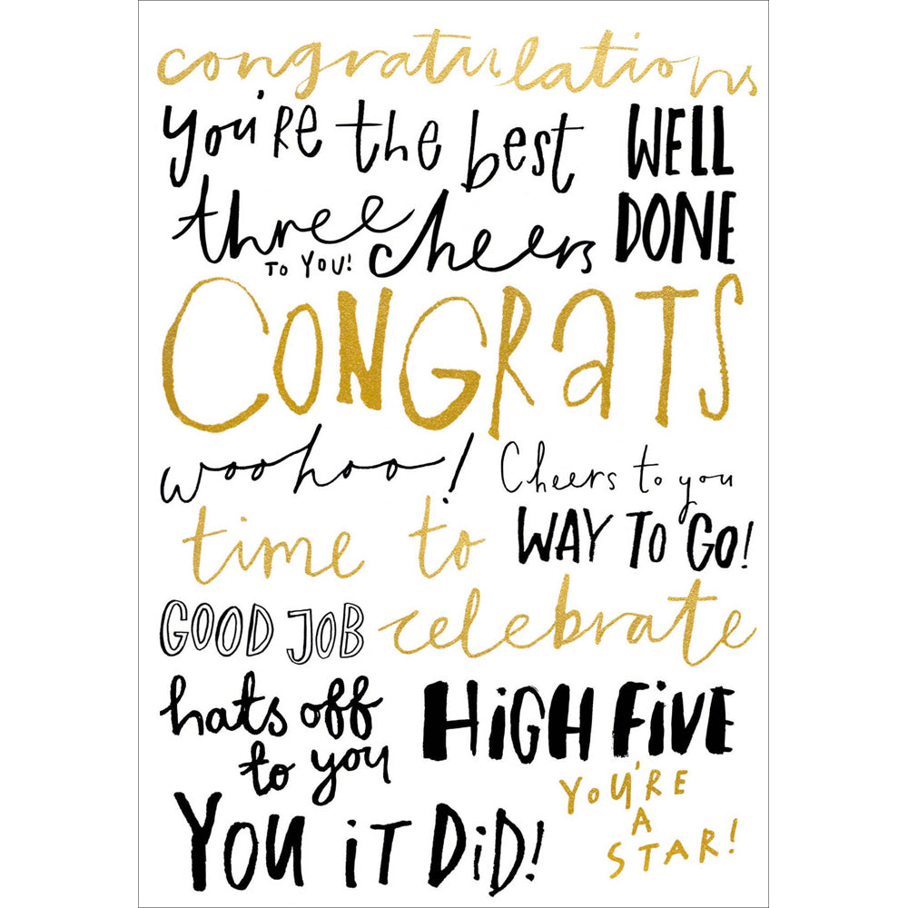 So Many Congratulations Card from Penny Black