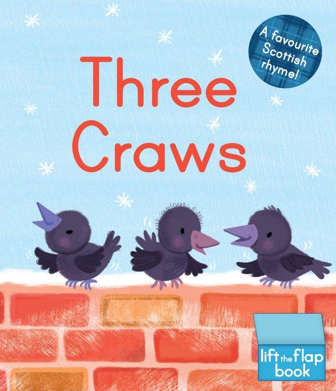 Three Craws Lift-The-Flap Kids Board Book - Penny Black