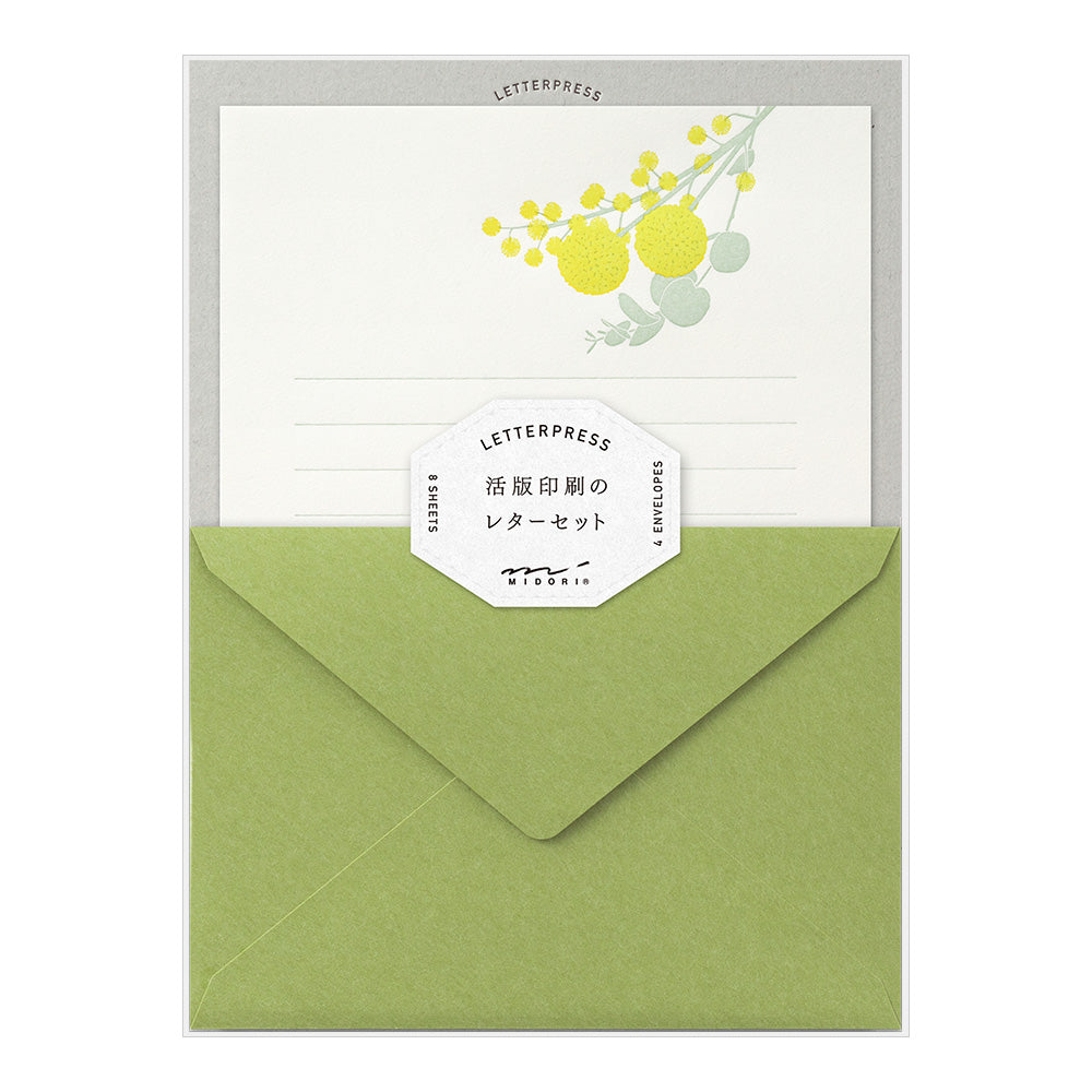 Midori Letterpress Writing Set