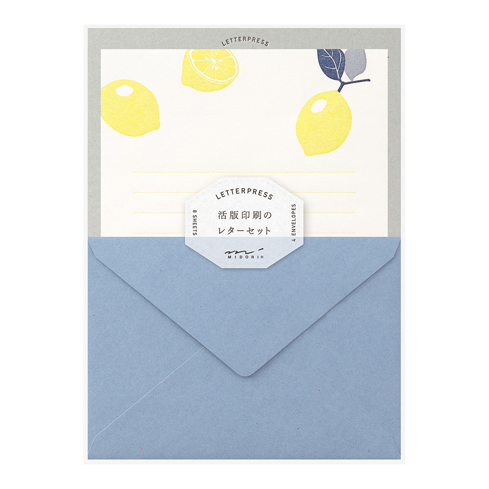 Midori Letterpress Writing Set