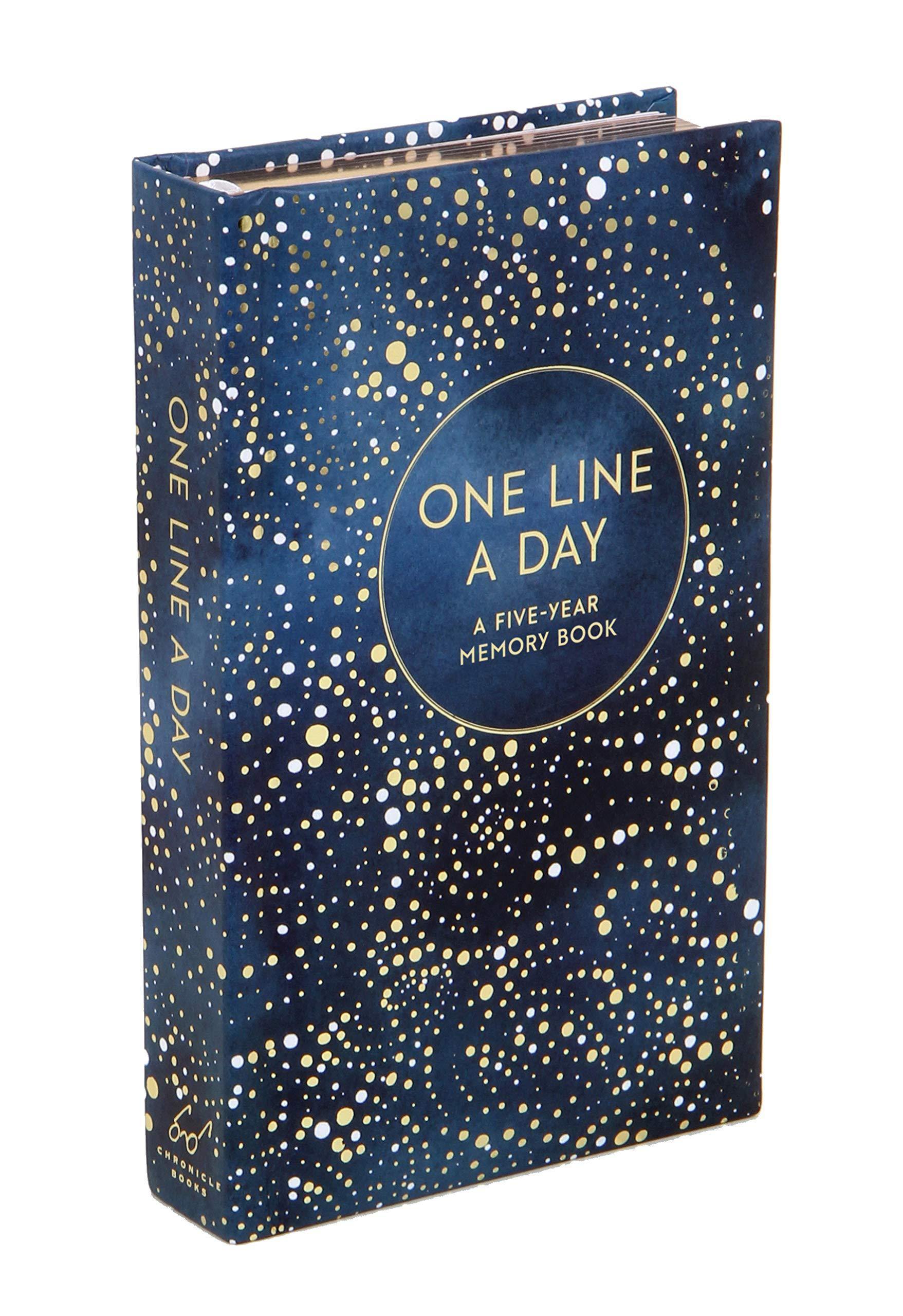 One Line a Day Celestial Journal - Penny Black