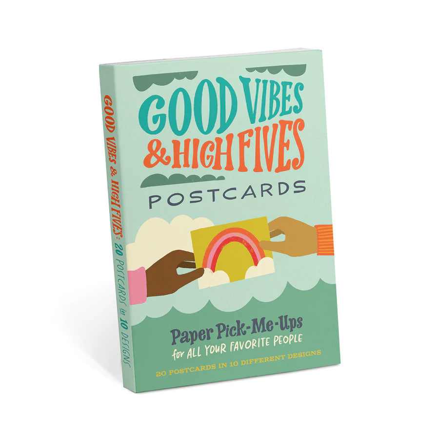 Em &amp; Friends Good Vibes &amp; High Fives Postcard Book