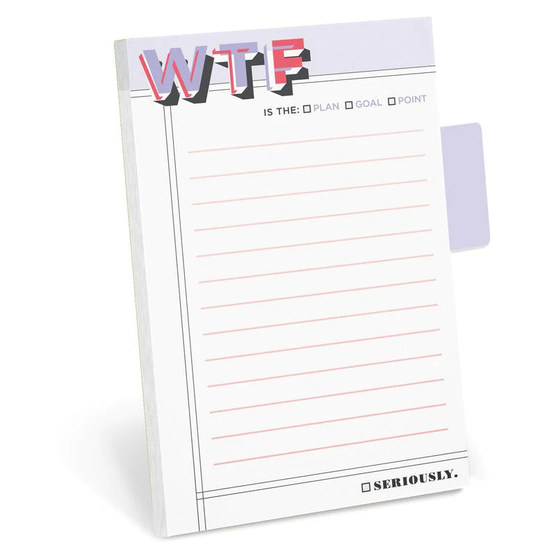 WTF Knock Knock Sticky Tabs Notepad