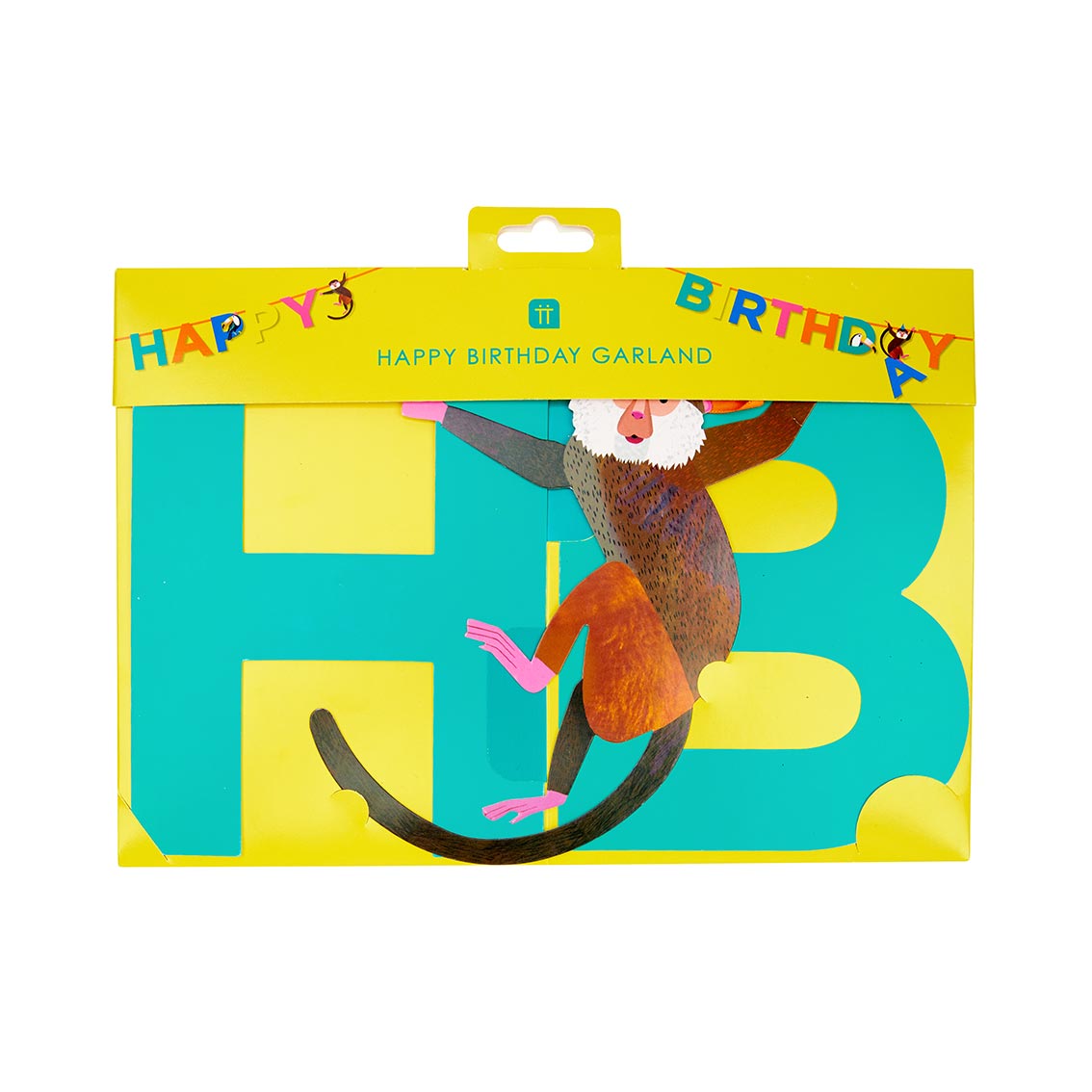 Party Animals Recyclable Happy Birthday Garland 3.5m