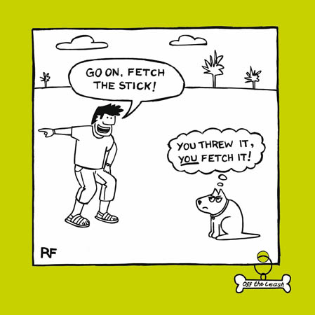 You Threw It Funny Dog Card by penny black