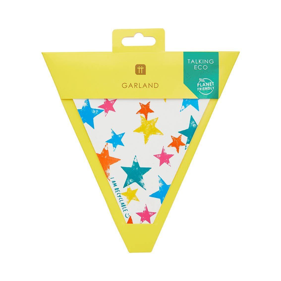 Birthday Brights Rainbow Star Paper Bunting - Penny Black