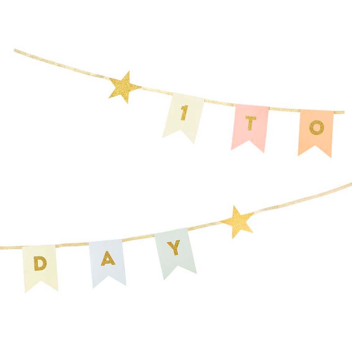 We Heart Birthdays 1 Today Garland - Penny Black