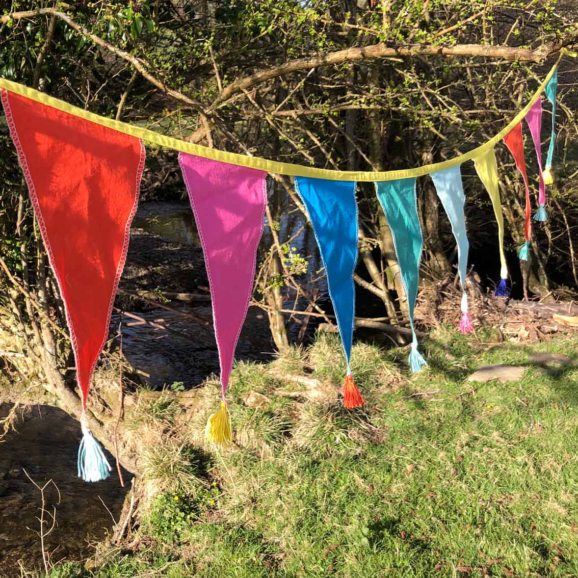 Eco-Friendly Reusable Rainbow Bunting