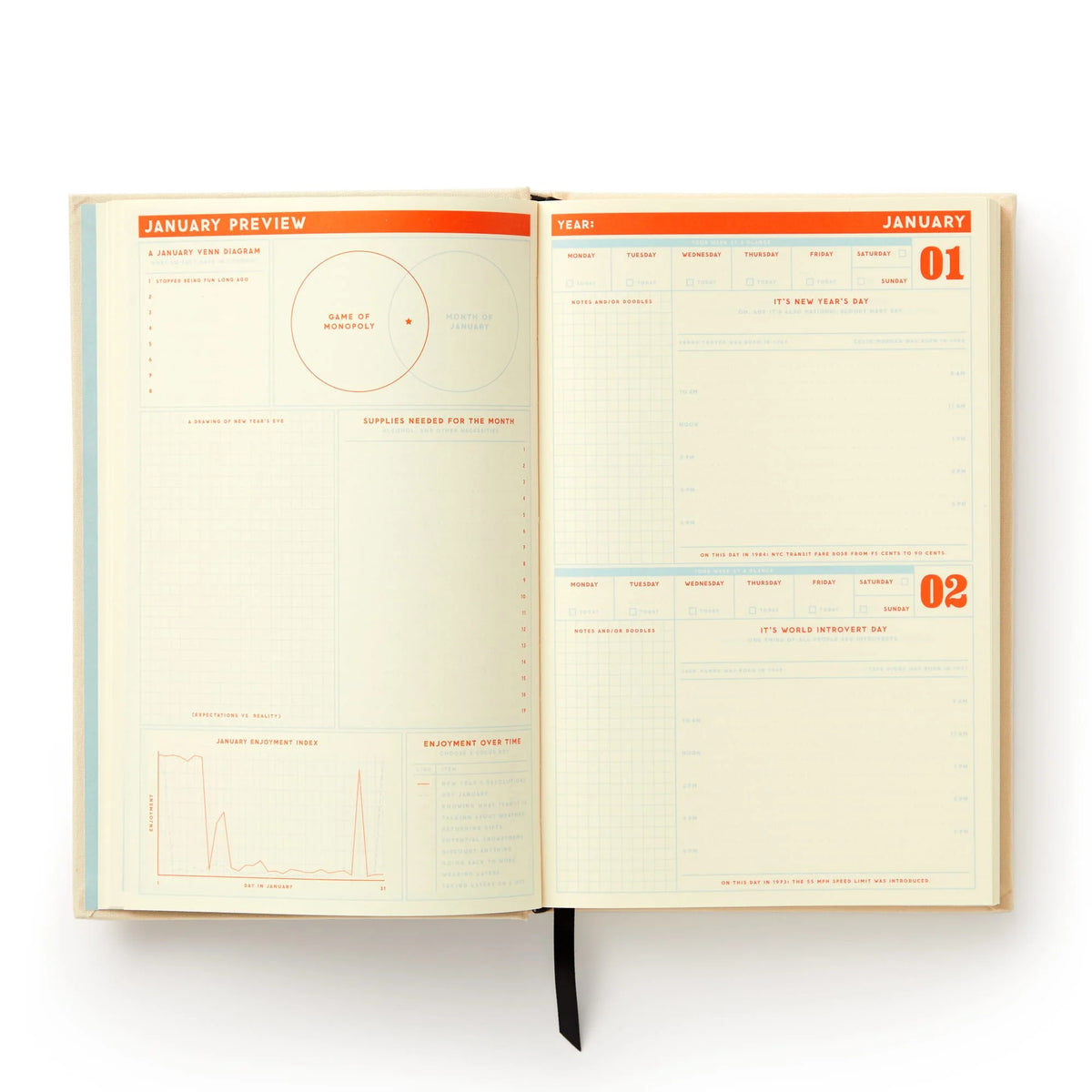 Brass Monkey Big Plans Undated Standard Planner