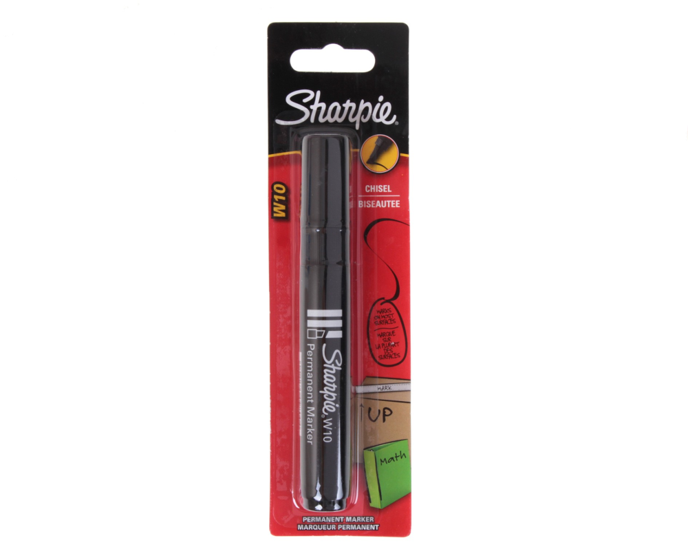 Sharpie W10 Chisel Tip Marker Pen - Penny Black