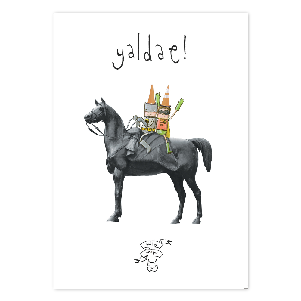 Yaldae Glasgow Card - Penny Black