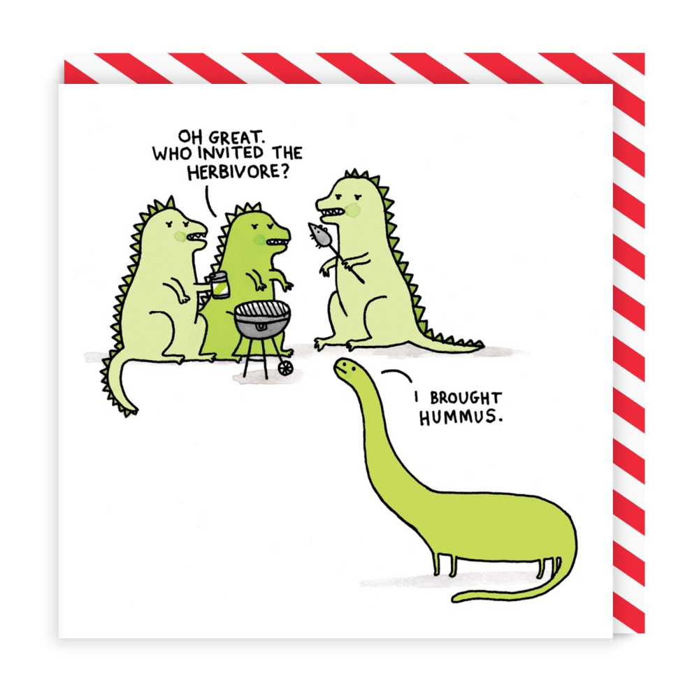 Herbivore Square Greeting Card