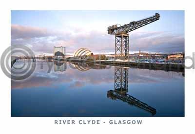 River Clyde Postcard - Penny Black