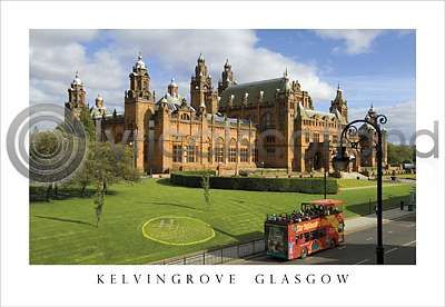 Kelvingrove Art Gallery Postcard Greeting Card