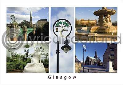 Glasgow Victoriana Postcard Greeting Card