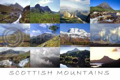 Scottish Mountains Postcard - Penny Black