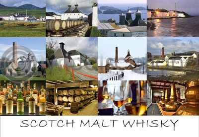 Scotch Whisky Postcard - Penny Black