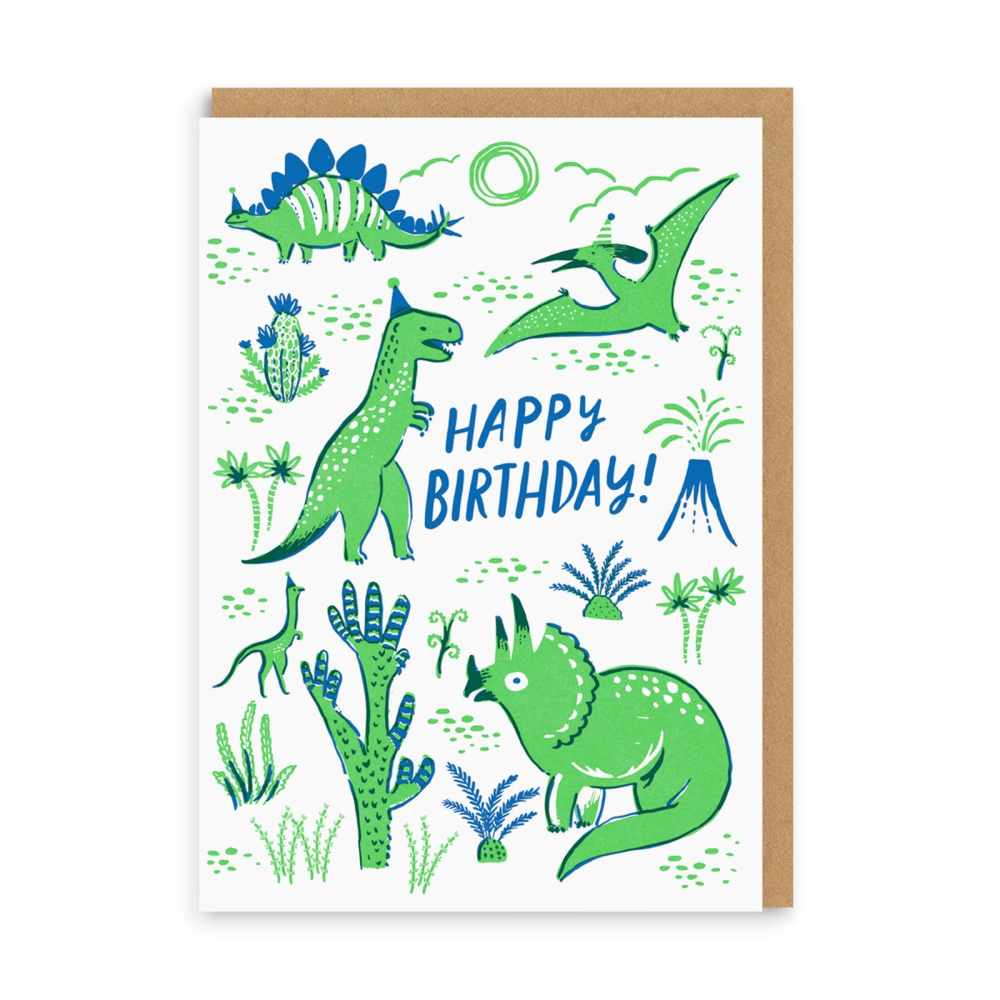 Dino Party Greeting Card