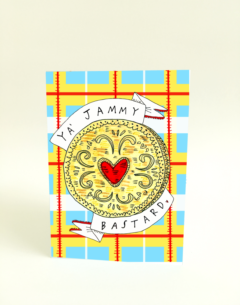 Ya Jammy Bastard Greeting Card