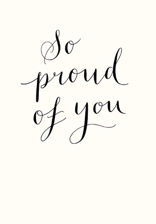 So Proud Of You Card - Penny Black