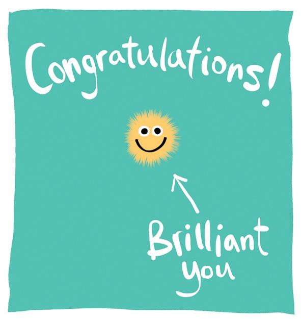 Congratulations Brilliant You Card - Penny Black
