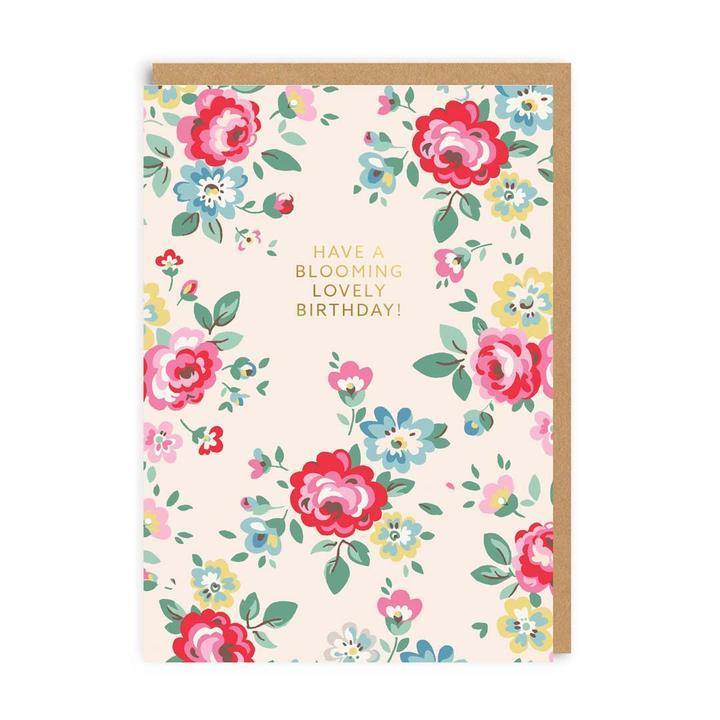 Have A Blooming Lovely Birthday Cath Kidston Card - Penny Black