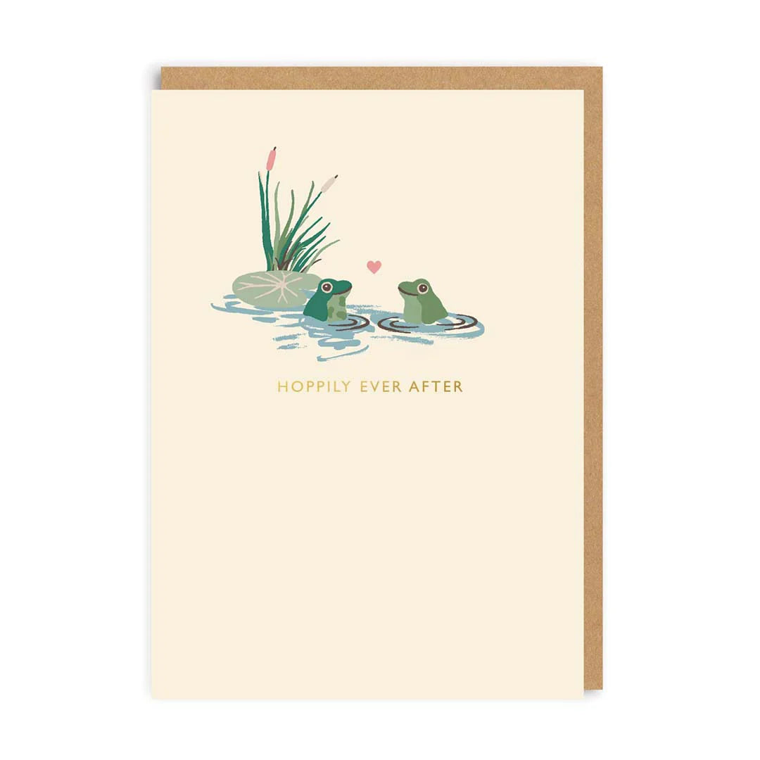 Hoppily Ever After Frogs Cath Kidston Card