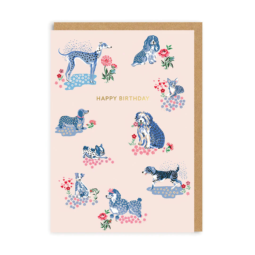 Puppy Fields Cath Kidston Birthday Card