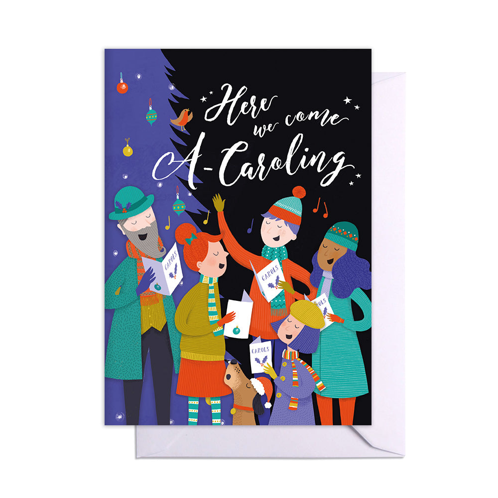 Christmas Carols Middle Mouse Cardlet