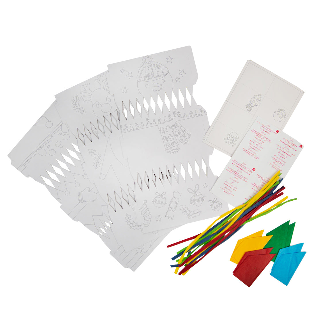 Craft With Santa Make Your Own Christmas Crackers &amp; Place Cards 8 Pk