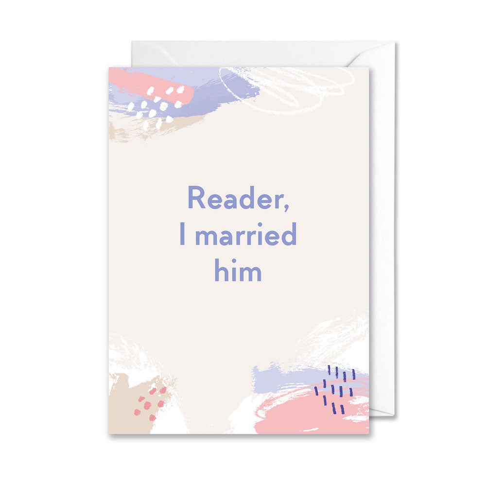 Reader I Married Him Charlotte Bronte Anniversary card