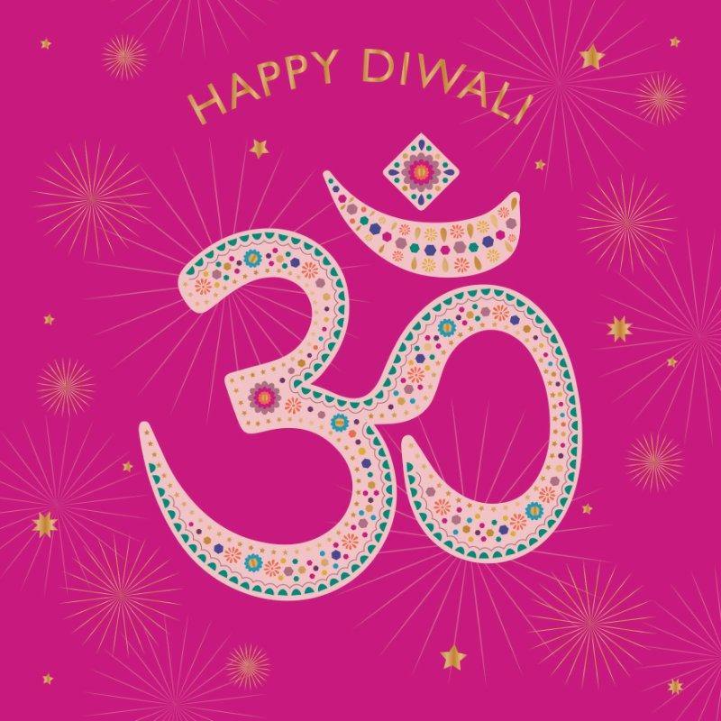 Happy Diwali Blessings Card - Penny Black
