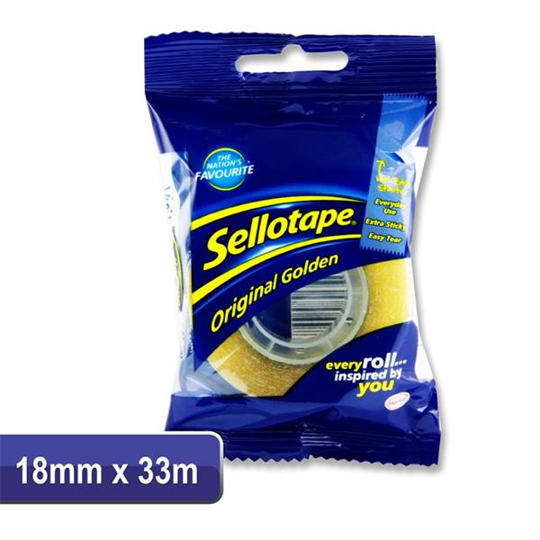 Sellotape Golden 18mmx33m - Penny Black