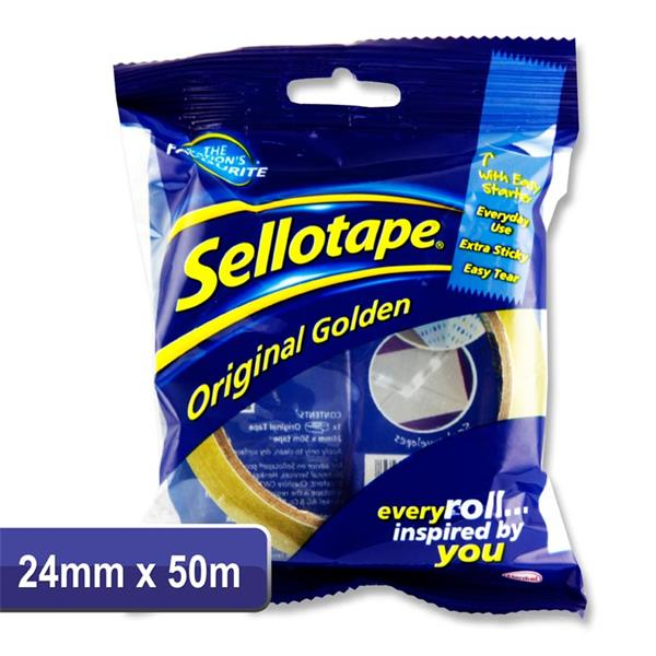 Sellotape Golden 24mmx66m - Penny Black