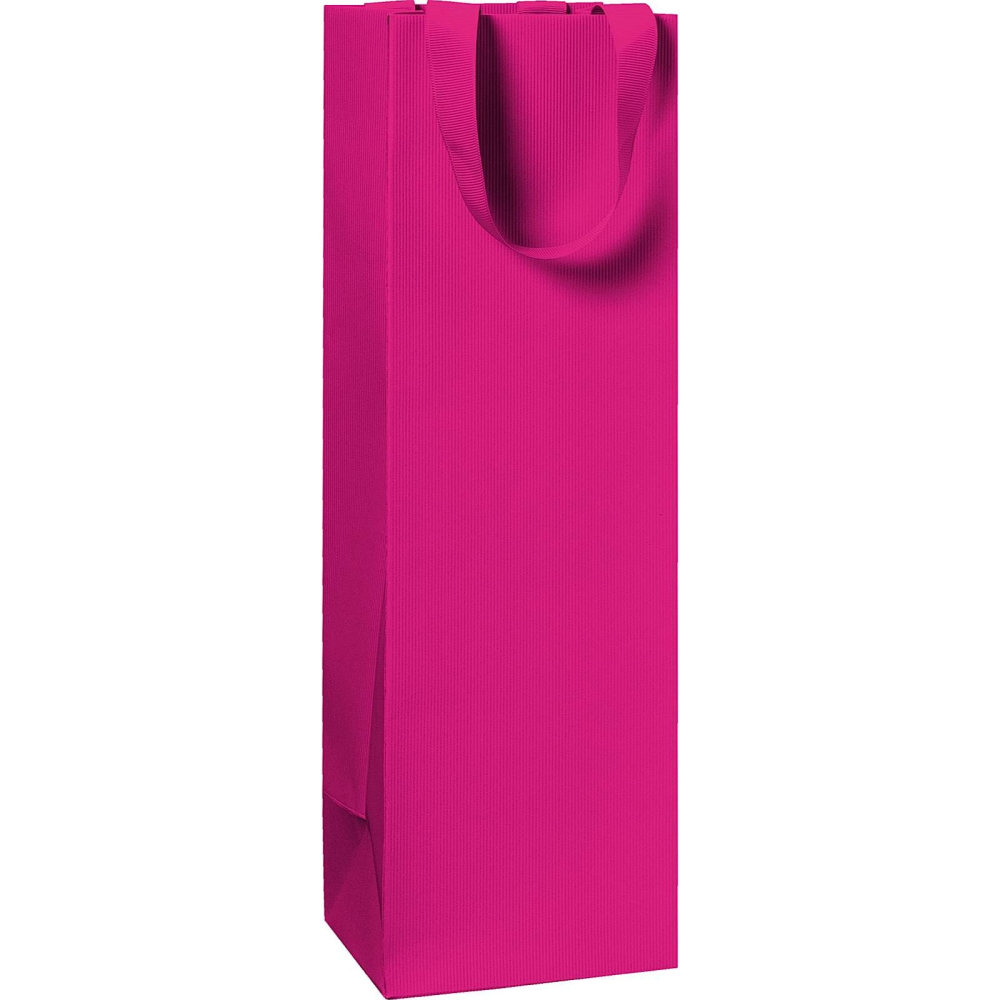 Colour Block Bottle Gift Bag - Penny Black