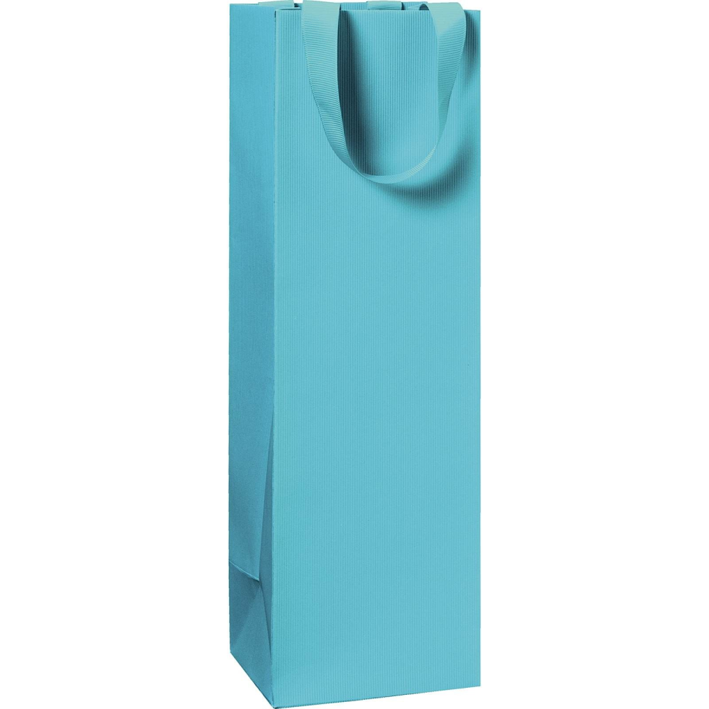 Colour Block Bottle Gift Bag - Penny Black