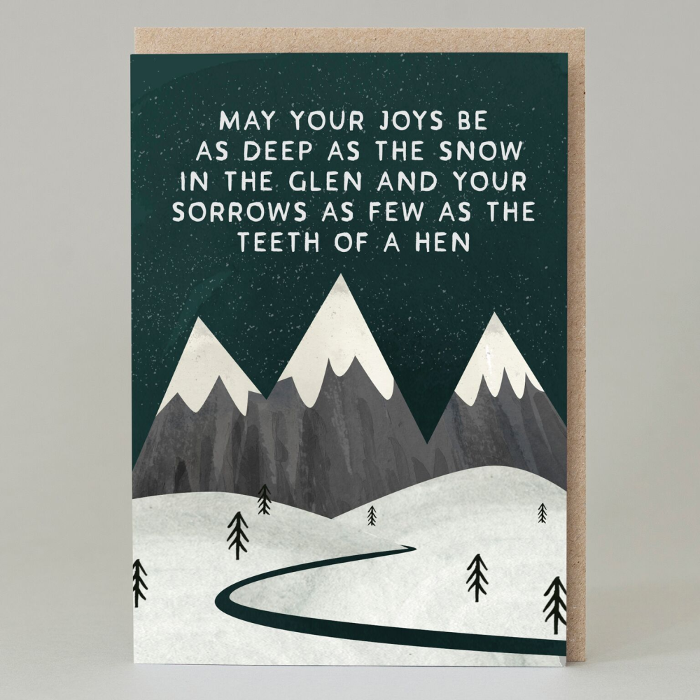 Deep as the Snow Greeting Card
