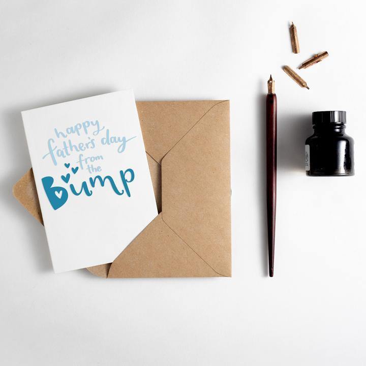 From The Bump Letterpress Fathers Day Card - Penny Black
