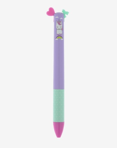 Click &amp; Clack Cute Two Colour Pen - Penny Black