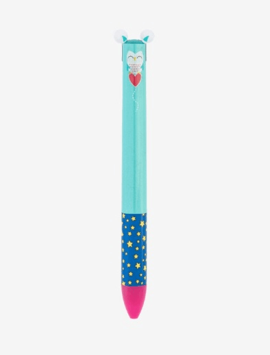 Click &amp; Clack Cute Two Colour Pen - Penny Black