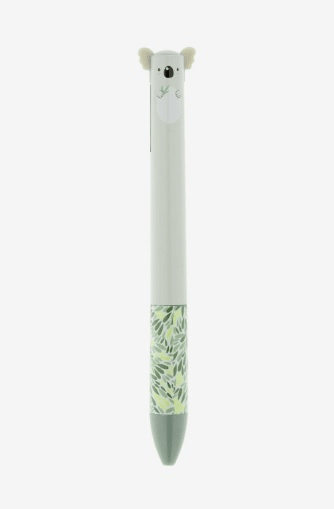 Click &amp; Clack Cute Two Colour Pen - Penny Black